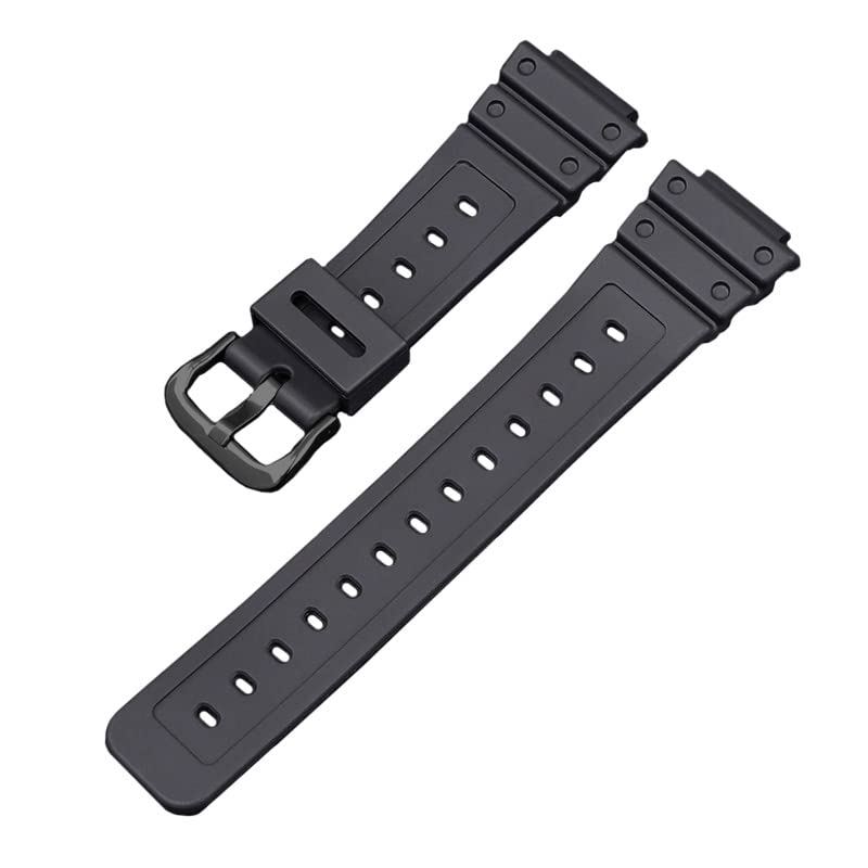 RISTARWH16mm Matte TPU Watch Band For Casio G-Shock DW-6900 5600E 9052 GW-M5610 GB5600 GA-110 300 2100 GD110 GLS8900 Watch Strap Silicone Resin Wrist Bracelet