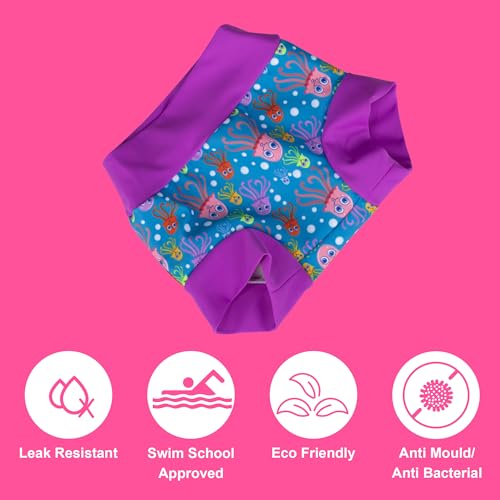 Image of BIG ELEPHANT Baby Swim Diapers 3-Pack, Reusable Swimming Diapers