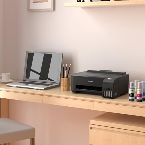 Impressora Epson EcoTank L1250 - Tanque de Tinta Colorida, Wi-Fi Direct, Comando de voz, Bivolt, Cor: Preto