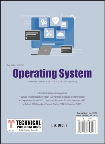 Operating System for GTU (IV- CSE/IT- 3140702)