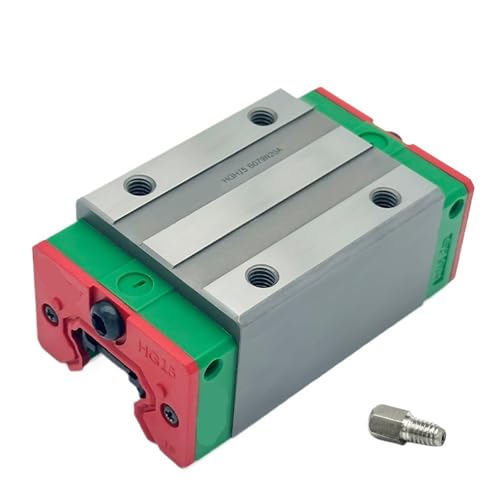 Glissière de guidage linéaire HGH15CA haute rigidité anti-vibration avec son bloc coulissant