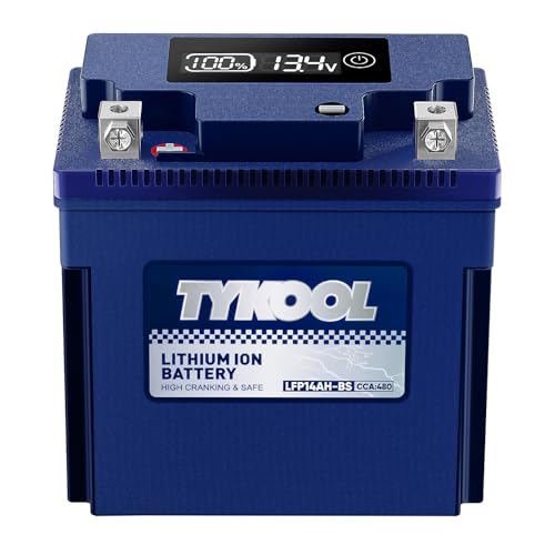 TYKOOL YTX14AH-BS LiFePO4 Lithium Battery