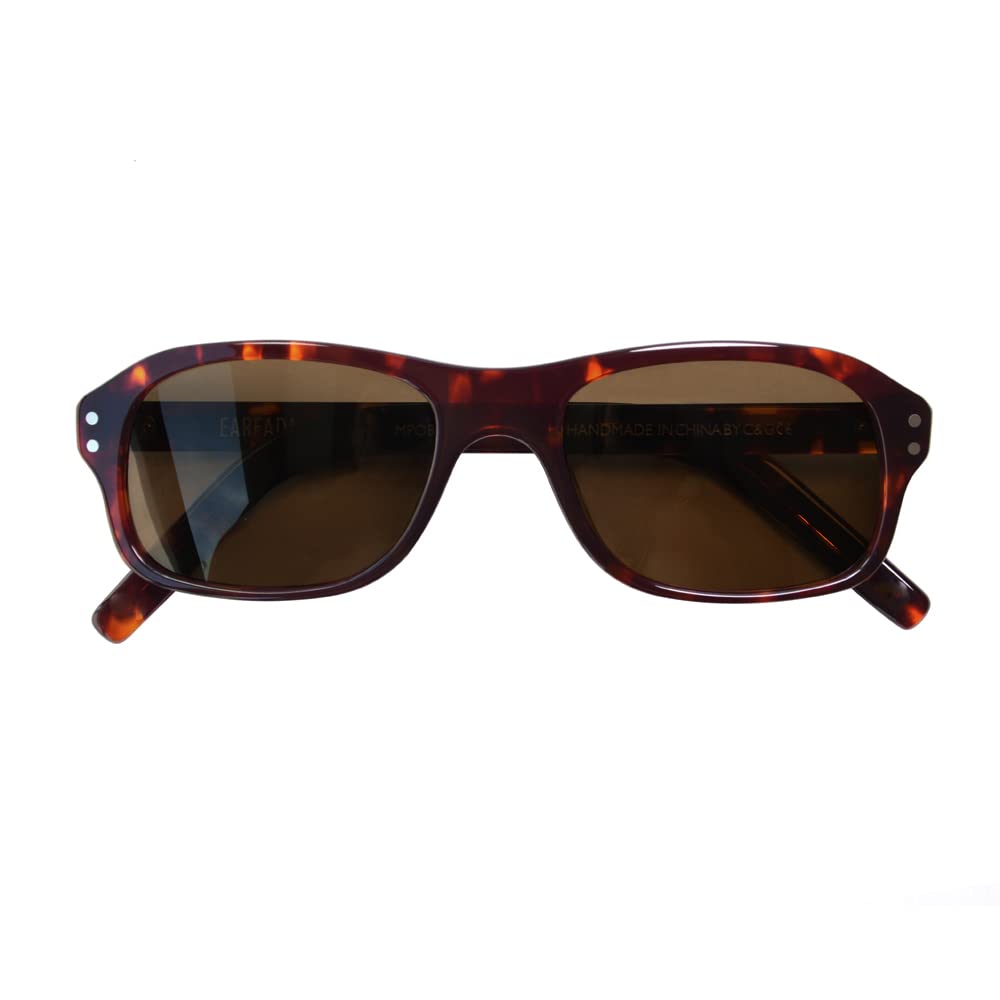 EAREADA Men Square Acetate Sunglasses Kingsmen Glasses Vintage Eyeglasses 52MM Polarized UV400 Colorful Eyewear…