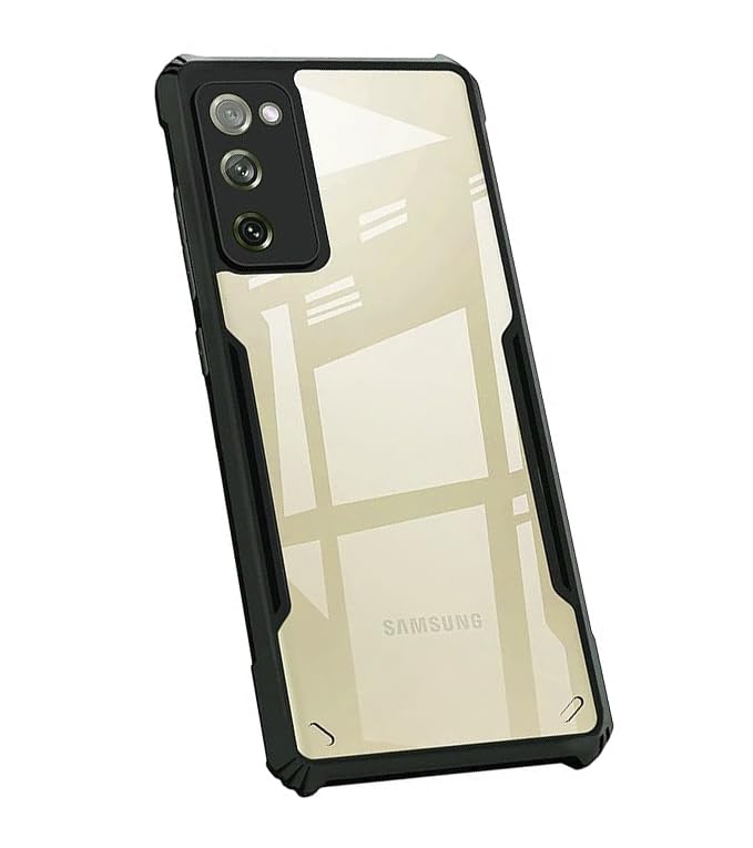 COBERTA Back Cover for SAMSUNG GALAXY S20 Back Cover Case - Black Transparent (B0CP234J17) Amazon Price History, Amazon Price Tracker