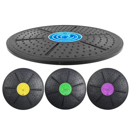 ccuzs Balance Board, Stability Trainer, Non Slip Surfaces Versatile Fitness Tool, Rotating Wobble Pad Ideal for Core Strength, Coordination, and Physical, 1 Piece