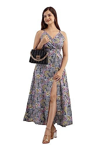Image of DMP FASHION Women's Cottion Printed Classic Trendy Fashion Dress