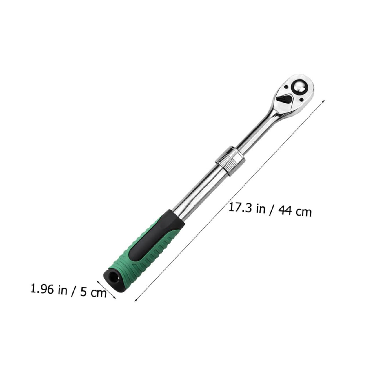 Zähne Teleskop Ratsche Ratschenwerkzeug mit Ergonomischem Griff Verstellbarer Langlebiges Reparaturwerkzeug für Auto und Heimgebrauch