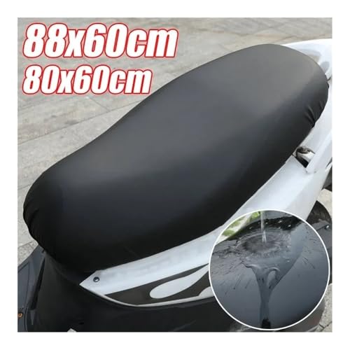 Funda para asiento de motocicleta con protector elástico universal y funda impermeable 3
