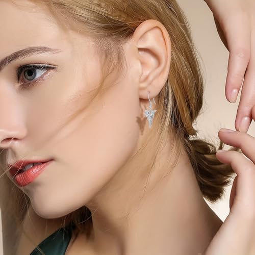 2 Pairs Lord of The Rings Arwen Evenstar Earrings, Cubic Zirconia, Elvish Jewelry for Women3