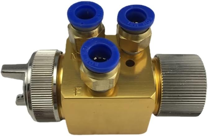1pcs A-100 plastic suction machine nozzle a100 automatic spray gun st5/6 wave peak welding rosin nozzle air atomizing nozzle (Atomizing cap)