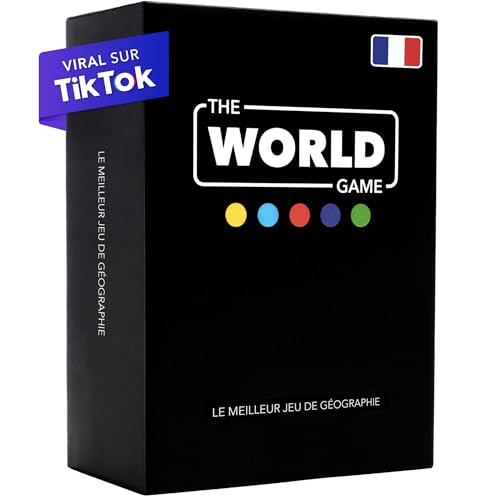 The World Game - Jeu de Géographie avec Carte du Monde - Jeu Société Éducatif pour Enfant, Famille et Adultes pour Paques - Un Cadeau Parfait pour Garçons...