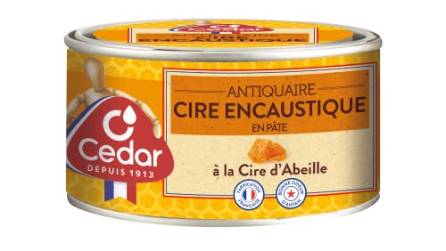 O'Cedar - Cire Encaustique - Antiquaire - Cire d'Abeille Bois - Meubles et Parquet - 250 ml