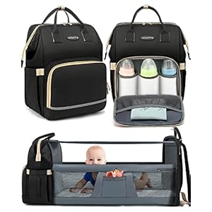 WOWTINA Baby Diaper Bag Backpack with Changing Station for Boy Girl, Baby Registry Search Shower Gifts Baby Stuff for…