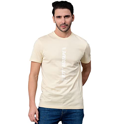 Image of Red Tape Regular Fit Men T-Shirt