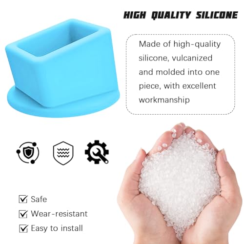 image for Sandfren Car Seat Belt Buckle Holder, 2PCS Silicone Seatbelt Buckle Bo