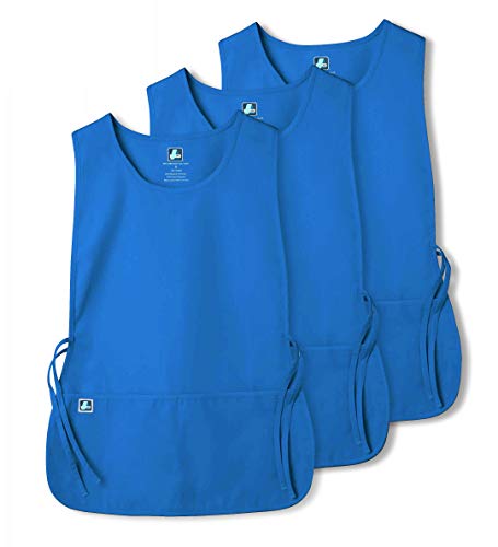 Adar Tablier de Travail (3 Pack) Unisexe d'Uniformes d'Adar avec des Poches pour les Soins Médicaux et de Beauté - 7023 Couleur: REG | Taille: Regular