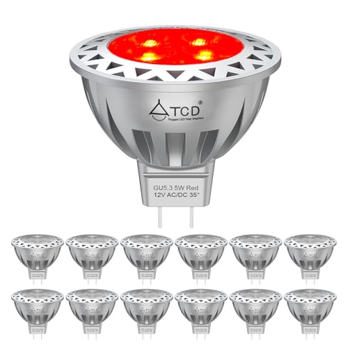ATCD LEDd MR16 35bg̐ԐFƖ 5W LEDd GU5.3t 12V d MR16 d /O i X|bgCg pX Ki Ɩ 12pbN