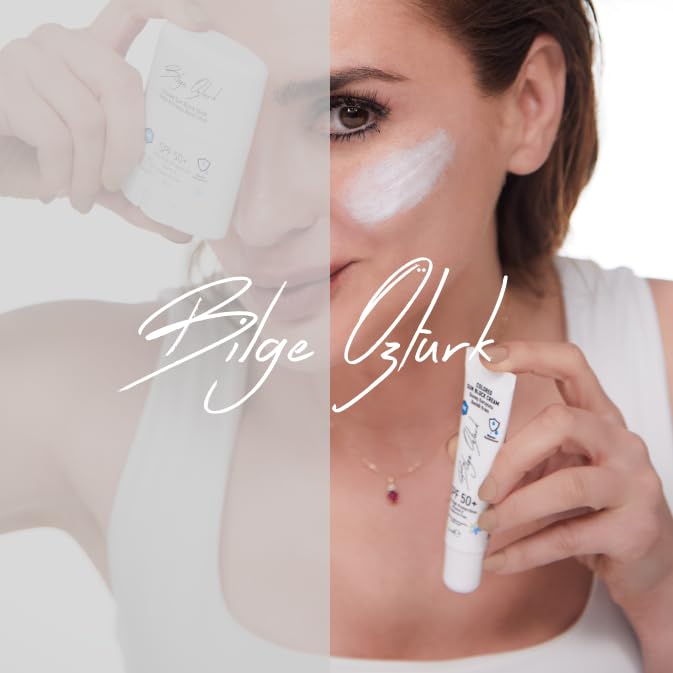 Bilge Öztürk Zinc Oxide Coloured Sun Cream Kids Adults, SPF 50 Face Moisturizing Mineral Sunscreen - Image 4