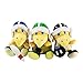 QTSL 3Pcs / Set Super Mari Bros Peluche De Juguete De 18 Cm, Kawaii Daisy & Peach Princess Mushroom Hammer Turtle Soft Stuffed Animal Toys Muñecas para Niños Regalos