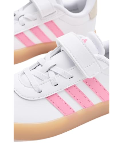 Image of adidas Kids' VL Court 3.0 Elastic Lace & Strap Shoe