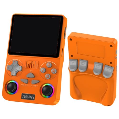 NINMORTH Consola de juegos portátil retro HD, 8,3 x 1,5 x 13 cm, diseño portátil con capacidad de batalla WiFi, compatible con múltiples juegos clásicos, color negro