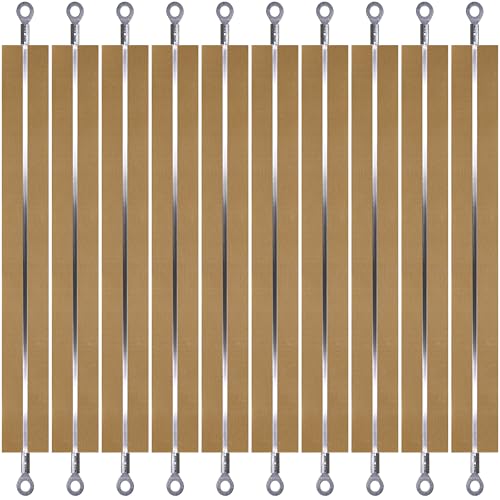 10 Pack 8 Inch Impulse Sealer Replacement Parts for Iron Shell Heat Sealer, Impulse Sealer Heating Element Replacement Strip Heating Element Service Spare Repair Kit for Most Hand Sealers