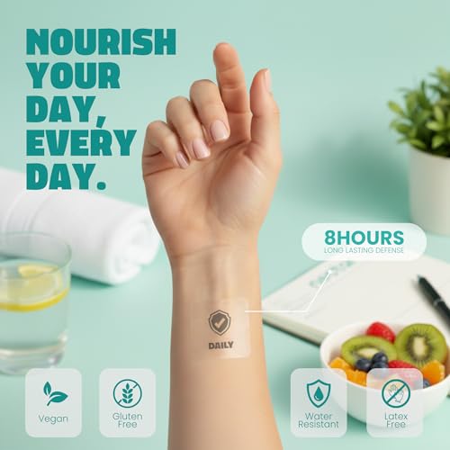 Image of Nectar Daily Patches, Month Supply Vitamin Patch with Vitamin C, Zinc, Ginkgo Biloba, and Echinacea for Wellness & Immunity Support | Energy Patches for Women, Multivitamin for Adults | 30 Count