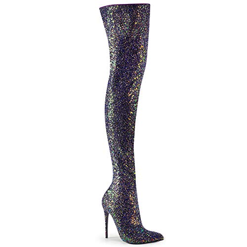 Pleaser Women's Courtly-3015 Thigh-high Boot