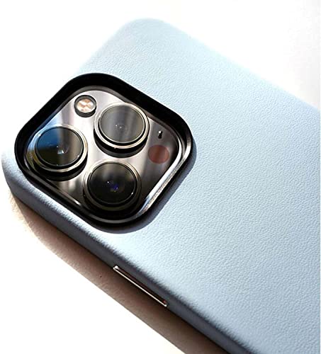 Coque arrière iPhone 13 Mini cuir véritable doublure microfibre GUMMMY gris - 5