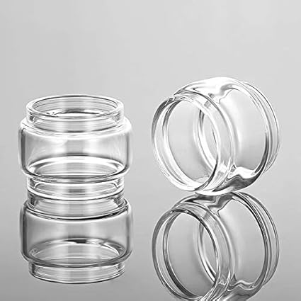 Fang-denghui 2pcs Burbuja Tubo de Vidrio en Forma for GEEKVAPE Griffin 25 Mini 4,5 ml/Ajuste for Credo RTA 6,5 ml/Ajuste for Alpha 4 ml/RTA Blitzen 5 ml / 5 ml Aero Malla Tanque