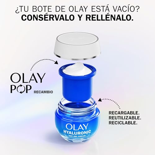 Miniatura 2 de Olay Hyaluronic Acid Crema Hidratante RECAMBIO, Cuidado de la Piel con Niacinamida, 50 ml