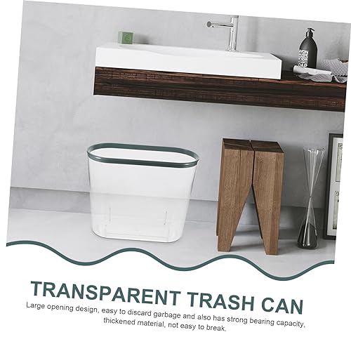 Caneca de basura Uonlytech rectangular azul sin tapa miniatura 5