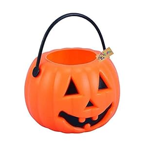 Halloween Horror Pumpkin Basket for Kids | Halloween Basket Medium | Halloween Baskets for Kids | Halloween 1 Pcs
