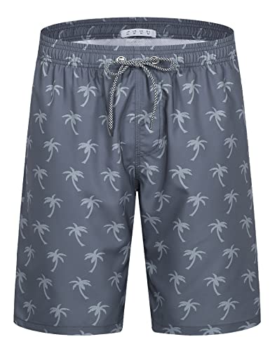 Image of BOJIN Mens Swim Trunks 9 inch Quick Dry Stretch Swim Shorts Mesh Lining Bathing Suits Swimwear Beach Shorts with Pockets