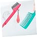NOLITOY 1set Hair Brush Cleaner Tool Hair Removal Comb Rake Design for Easy Cleaning Lightweight and Slim for Home and Travel Use