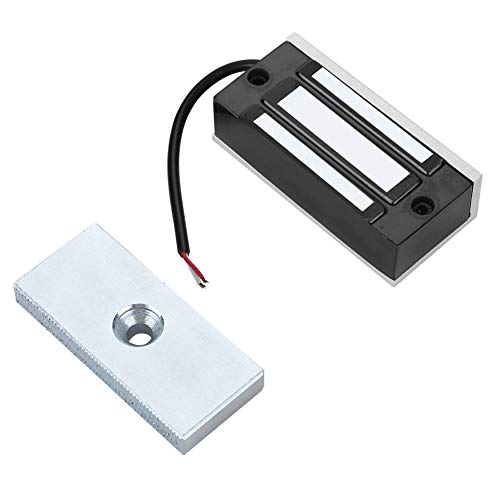 Preisvergleich Produktbild Elektromagnetische Verriegelung, VBESTLIFE DC24V 60KG / 132Lbs Nein ausfallsicherer NC-Modus Elektromagnetische elektronische Türklinke mit automatischer Zugangskontrolle für Schule, Fabriken, Banken
