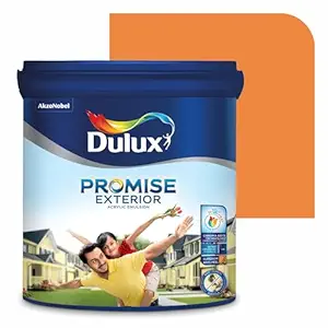 Dulux Promise Exterior Emulsion Paint (10L, Harvest Fruits 1) | Ideal for Exterior Walls | Smooth Finish | Anti-Peel & Anti-Crack | Long-Lasting Colors