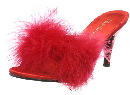 Pleaser Women's Amour-03 Pump,Red,6 M