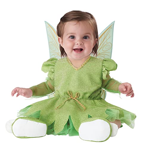 Disfraz de Hada para Bebés Talla Medium Verde miniatura 1