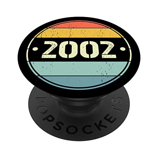 2002 edición limitada 2002 cumpleaños Popsocket para hombres y mujeres PopSockets PopGrip Intercambiable