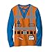 Lego Movie Emmet Orange Boys LONG SLEEVE Costume T-Shirt (7)