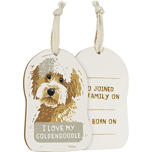 Primitivesbykathywoodenhangingornament2sidedilovemygoldendoodle Urban Country Home Decor Primitives by kathy wooden hanging ornament 2 sided i love my goldendoodle urban country home decor