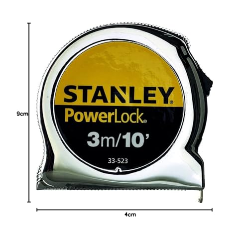 Mètre à ruban 3 m STANLEY fini les erreurs de mesure avec le Micro Powerlock