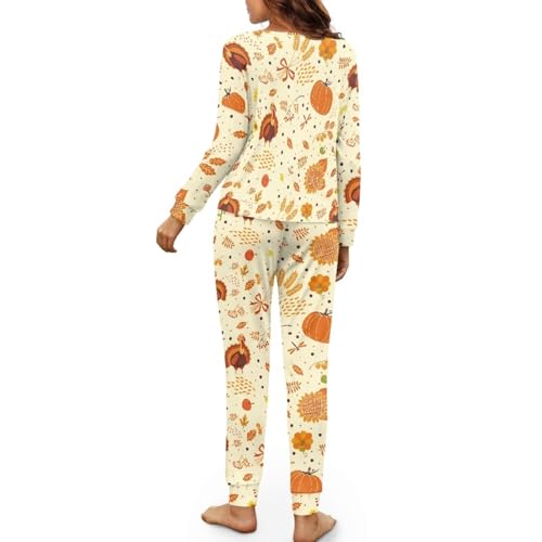 Drawstring Pajamas for Women Set 2 Piece Long Sleeve Pajama Sets Comfy Loungewear Pjs Trendy Cozy Sleepwear3