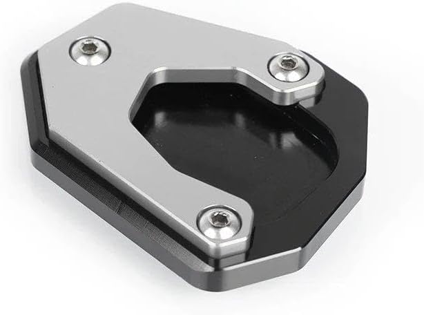 For Voge Valico DS650X Motorcycle Accessories Kickstand Side Stand Enlarger Extension Plate Pad(Black)