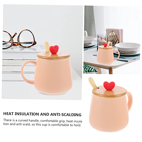 Cabilock 1 Conjunto 450 Caneca De Café Cerâmica Amantes Copo De Porcelana De Madeira Doméstico