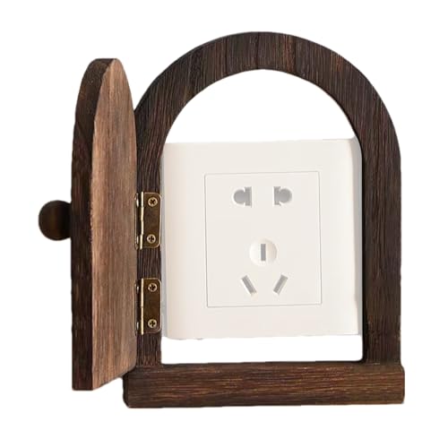 Tapas de puerta de, bonitas tapas con puerta, sin taladrar, para paneles de pared, de madera maciza, diseño de puerta de, decoración inferior