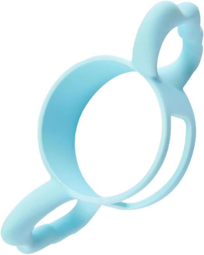 Toddmomy Silicone Bottle Handle Anti-Slip Feeding Accessory for Wide Neck Bottles Newborn Milking Feeding Support Easy Grip Comfortable Touch