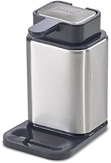 Joseph Joseph 85135 Surface Stainless-Steel Soap Pump and Bar - Silver