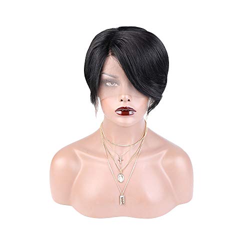 Blisshair Short Bob Pixie Cut Wig Lace Front Curly Human Hair Wigs For Black Women 100% Brazilian Hair Side Part Wigs With Baby Hair #TOP2